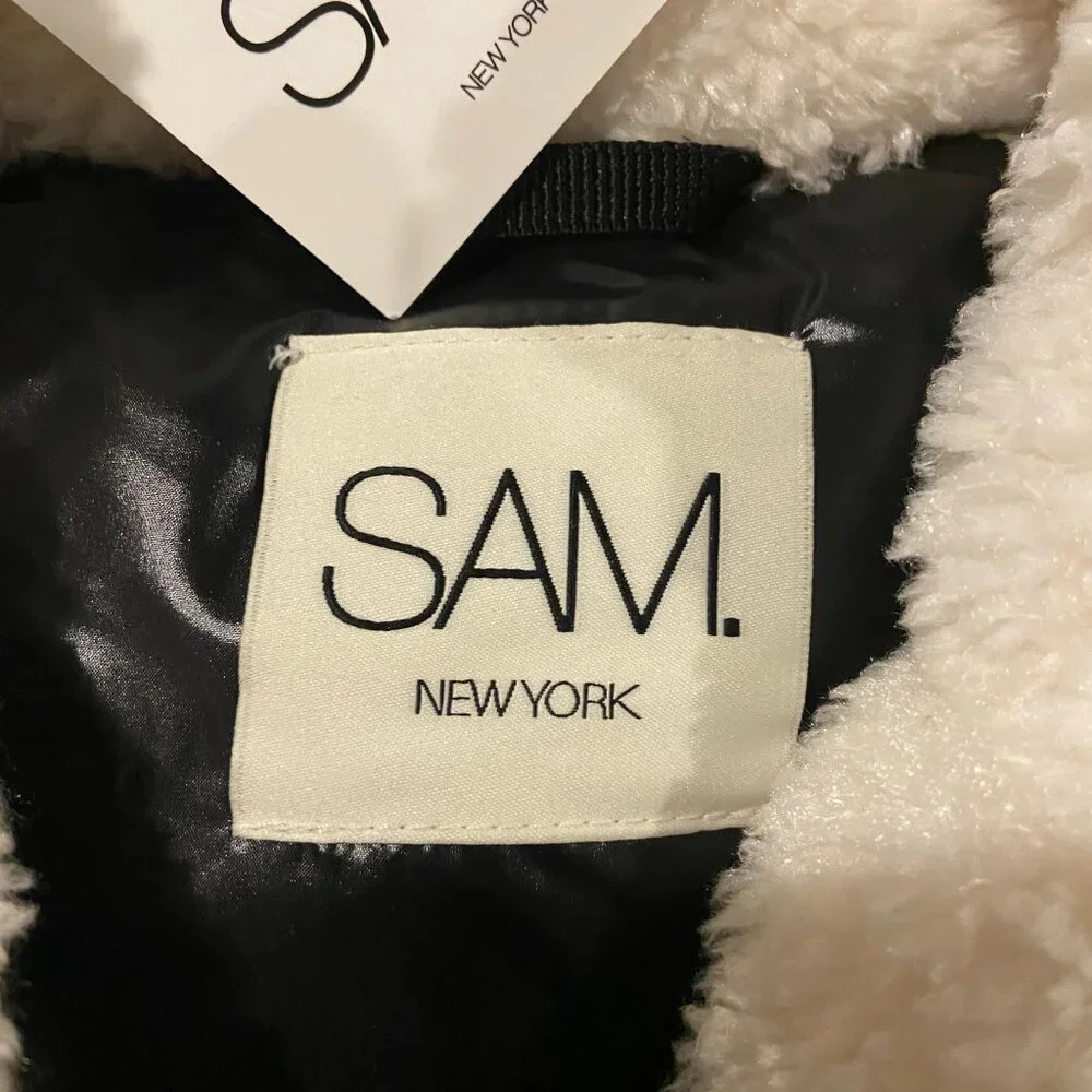 NWT SAM. Women’s Wylie Sherpa Puffer Jacket SOLD OUT STYLE! Sz L - Picture 9 of 12